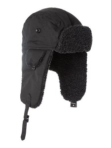 Black Trapper Hat