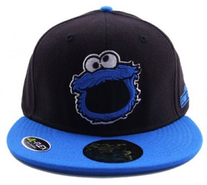 Cookie Monster Flat Bill Hat