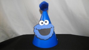 Cookie Monster Party Hats