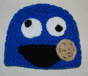 Crochet Cookie Monster Hat