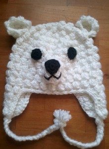 Crochet Polar Bear Hat