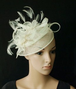 Fascinator White Hat