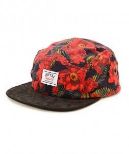 Floral 5 Panel Hat