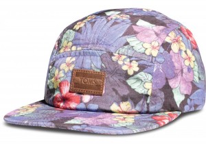 Floral Five Panel Hat