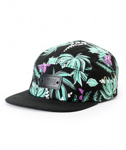 Floral Five Panel Hat