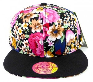 Floral Snapback Hat
