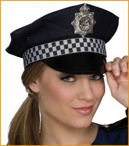 Halloween Cop Hats