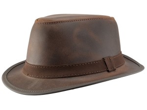 Leather Fedora Hats for Men