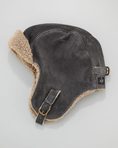 Leather Trapper Hat