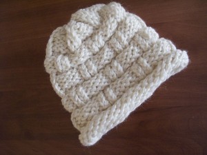 Loom Knit Baby Hat