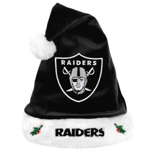 Raiders Santa Hat