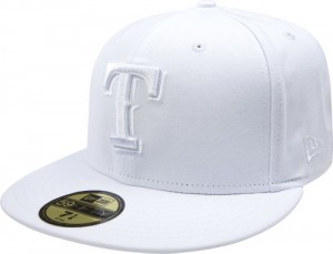 White Texas Rangers Hat