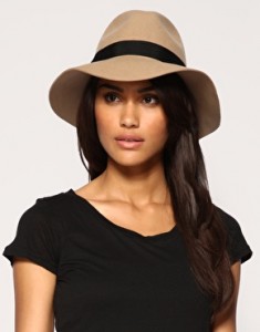 Wide Brim Fedora Hat for Women