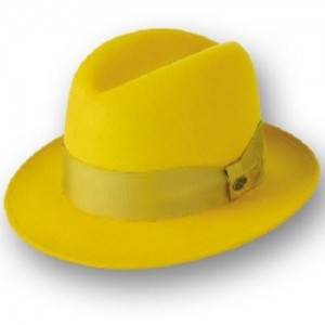 Yellow Fedora Hat