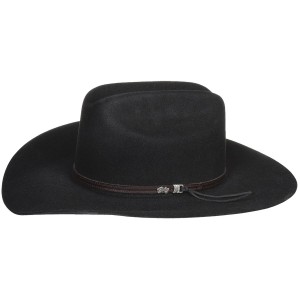 Black Felt Cowboy Hat