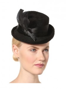 Black Mini Top Hat