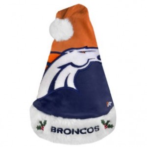 Denver Broncos Santa Hat