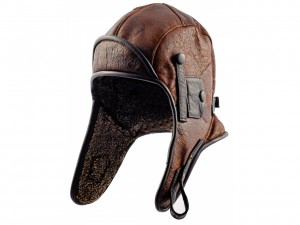 Leather Pilot Hat