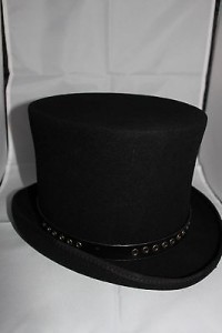 Mens Black Top Hat