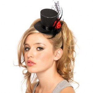 Mini Black Top Hat
