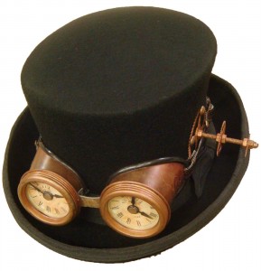 Steampunk Hat and Goggles