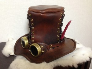 Steampunk Top Hat with Goggles