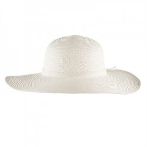 White Wide Brim Hat