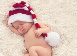 Baby Santa Hat Photos