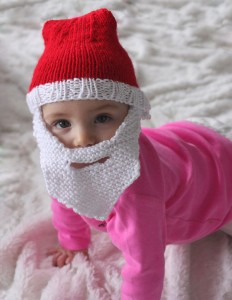 Baby Santa Hat with Beard