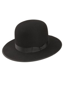 Black Amish Straw Hat