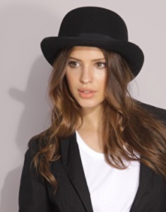 Black Bowler Hat Women