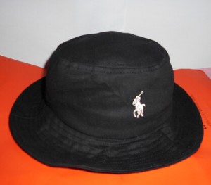 Black Polo Bucket Hat