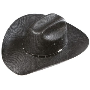 Black Straw Cowboy Hat