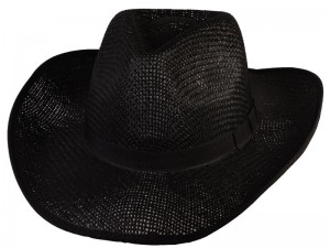 Black Straw Cowboy Hats