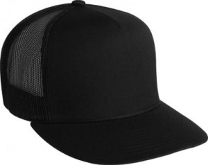 Black Trucker Hat Snapback