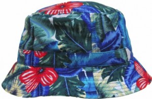 Blue Floral Bucket Hat