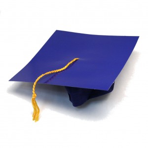 Blue Graduation Hat