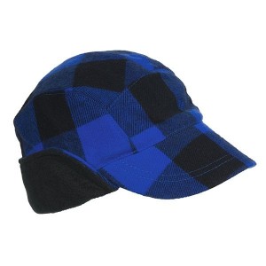 Blue Plaid Hat
