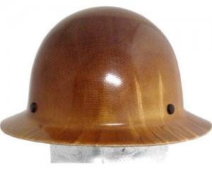 Brown Fiberglass Hard Hat