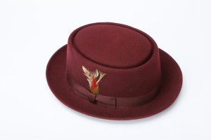 Brown Pork Pie Hat