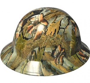 Camo Full Brim Hard Hats