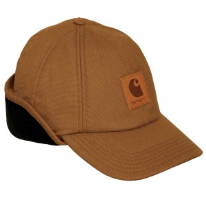 Canvas Hat with Ear Flaps