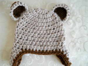 Crochet Baby Bear Hat