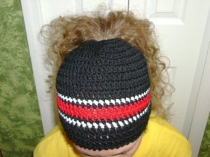 Crochet Ponytail Hat