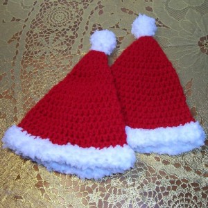 Crochet Santa Hat Newborn