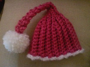 Crochet Santa Hat for Baby