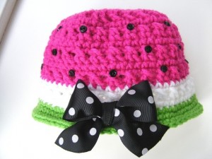 Crochet Watermelon Hat Patterns