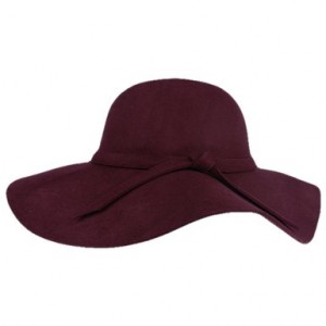 Felt Wide Brim Bowler Hat