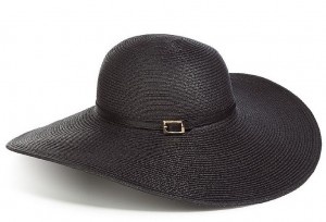 Floppy Straw Hat with Wide Brim