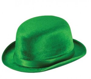 Green Bowler Hat